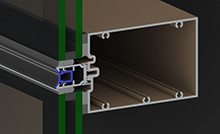 Transom Thermally Shielded